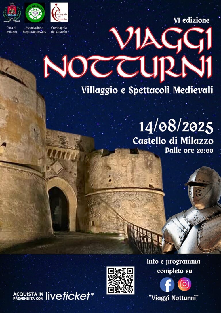 Viaggi Notturni – Castello di Milazzo Viaggi Notturni – Castello di Milazzo